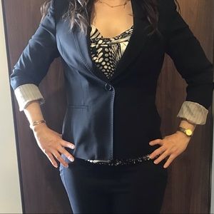 Anne Klein Classic Black Blazer Suit Jacket